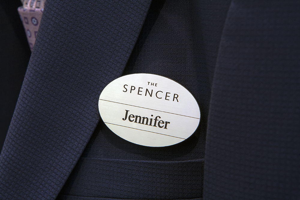 laser engraved hotel name badges ireland